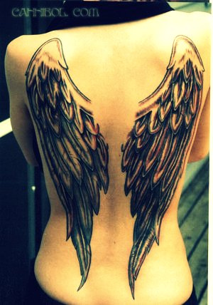 male upper back tattoos. girl tattoos images cool places to put tattoos
