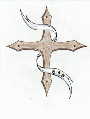 Cross Tattoo Designs On Back. calla lily tattoo designs