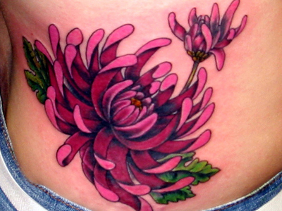 orchid flower tattoo meaning. scottish thistle tattoo