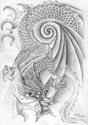Free Tattoos Design. free dragon tattoo